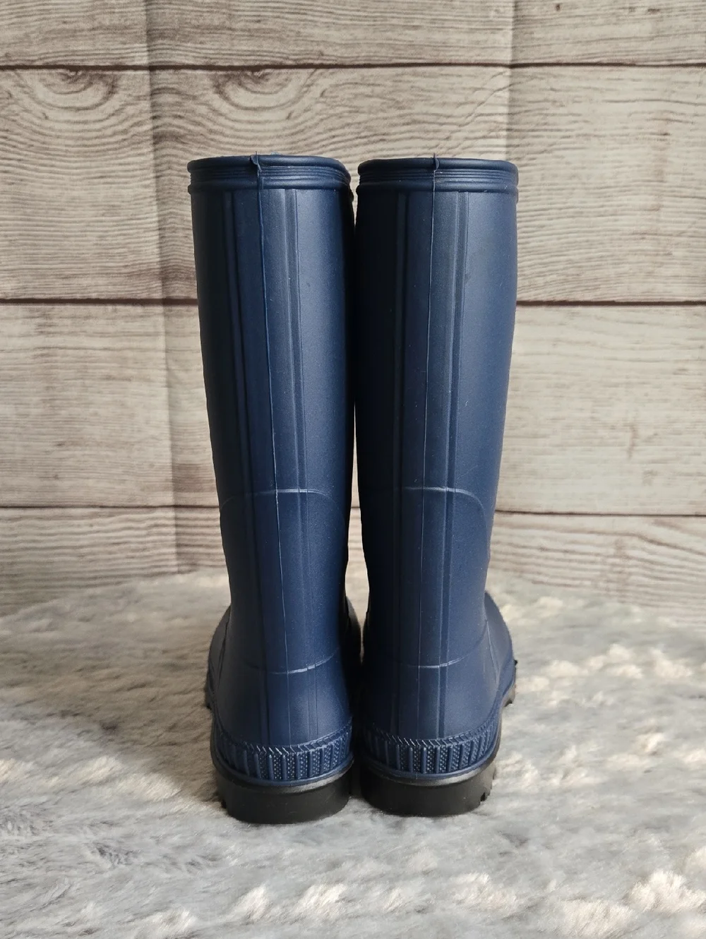 Kamik Navy Rain Boots, Big Kids Size 4